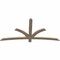 Ekena Millwork Davenport Smooth Timber Gable Bracket, Douglas Fir, 72"W x 36"H x 1 1/2"D x 3 1/2"F, 12/12 Pitch GBW072X36X0204DAV00SDF - alternate 5